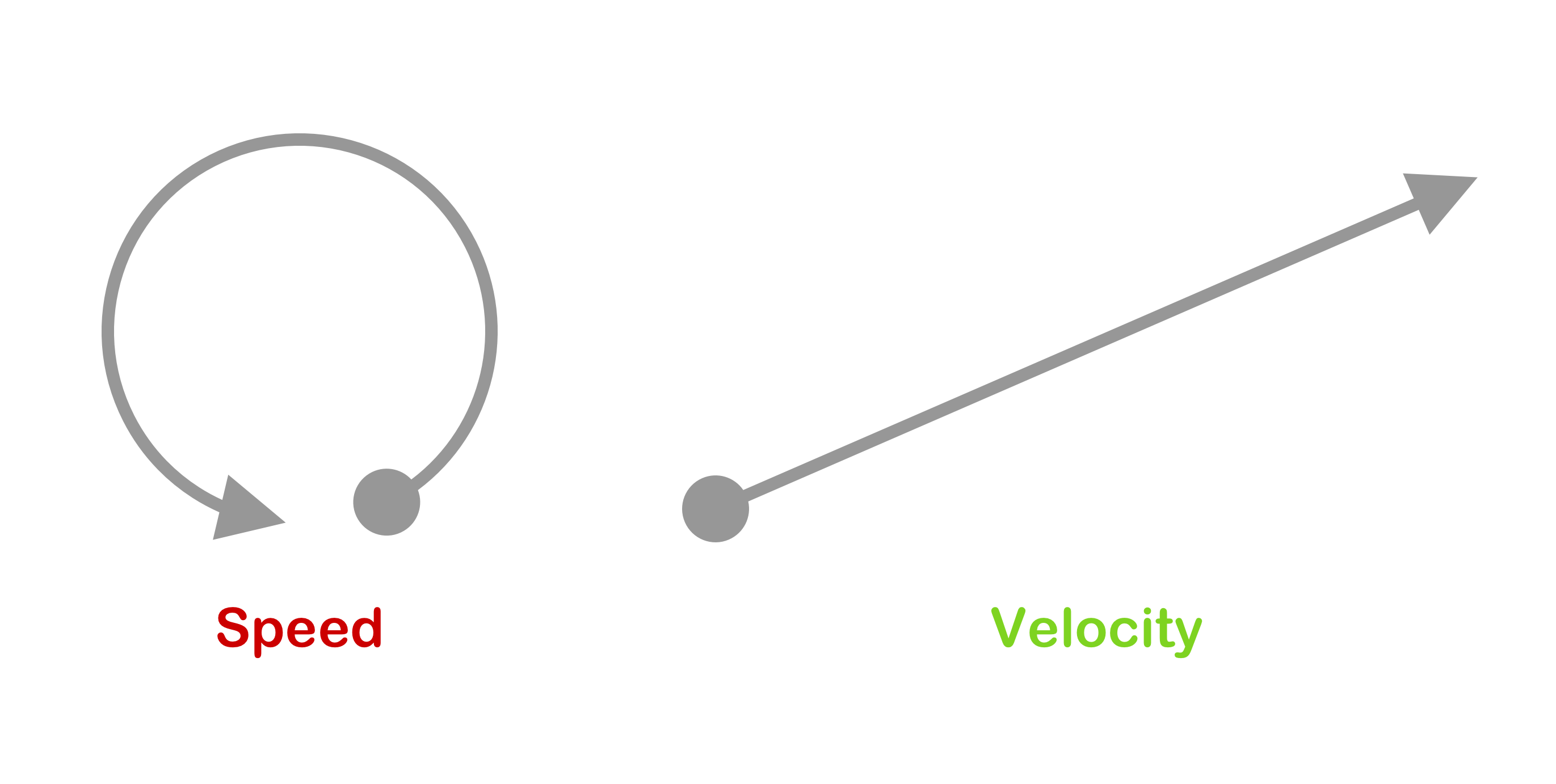 Speed versus Velocity